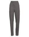 Emma & Gaia Woman Pants Grey Size 6 Polyester, Cotton, Polyamide, Elastane In Grey