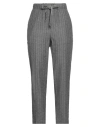 Emma & Gaia Woman Pants Grey Size 8 Cotton, Viscose, Wool In Grey