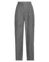 EMMA & GAIA EMMA & GAIA WOMAN PANTS GREY SIZE 6 COTTON, VISCOSE, WOOL