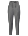 Emma & Gaia Woman Pants Lead Size 8 Polyester, Viscose, Elastane In Grey