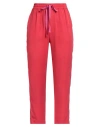 Emma & Gaia Woman Pants Red Size 4 Lyocell