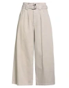 Emma & Gaia Woman Pants Taupe Size 6 Cotton, Elastane
