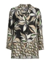Emma & Gaia Woman Shirt Black Size 12 Viscose In Black
