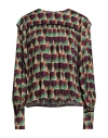 Emma & Gaia Woman Top Plum Size 8 Viscose In Purple