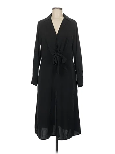 Pre-owned Emma & Michele Casual Dress In Black