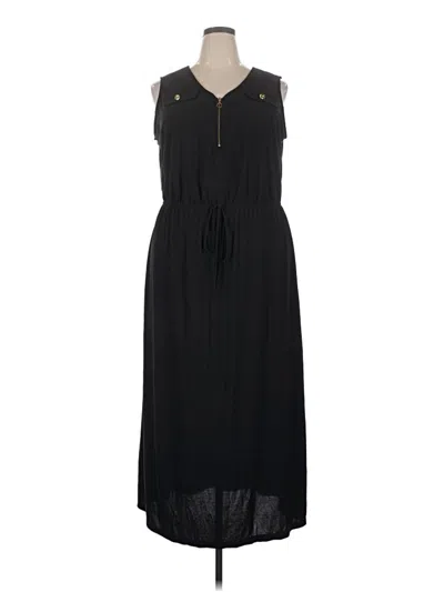 Pre-owned Emma & Michele Casual Dress In Black