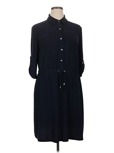 Pre-owned Emma & Michele Casual Dress In Black