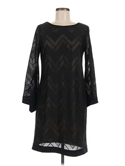 Pre-owned Emma & Michele Casual Dress In Black