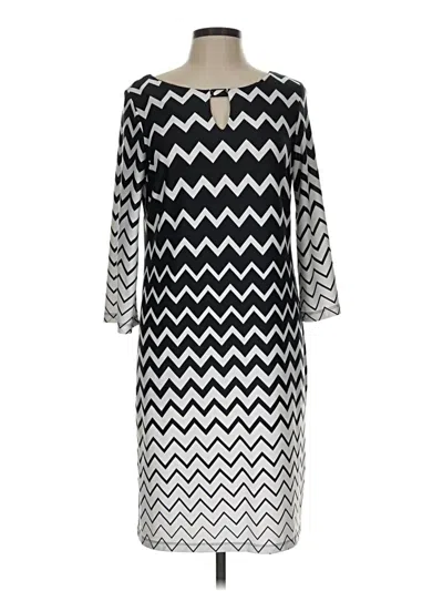 Pre-owned Emma & Michele Casual Dress In Black