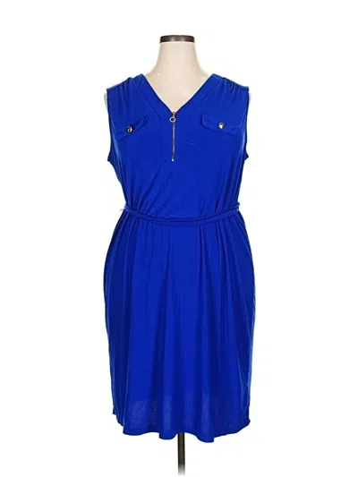 Pre-owned Emma & Michele Casual Dress In Blue