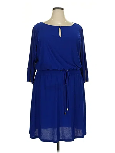 Pre-owned Emma & Michele Casual Dress In Blue