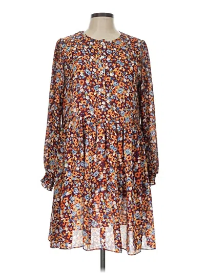 Pre-owned Emma & Michele Casual Dress In Brown