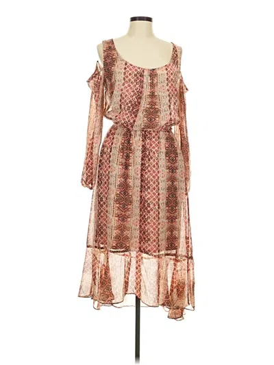 Pre-owned Emma & Michele Casual Dress In Brown