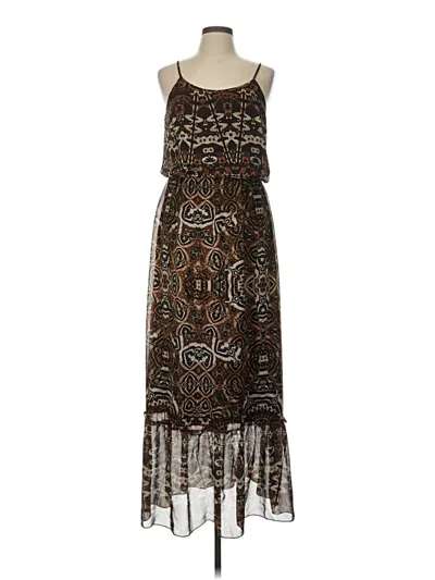 Pre-owned Emma & Michele Casual Dress In Brown