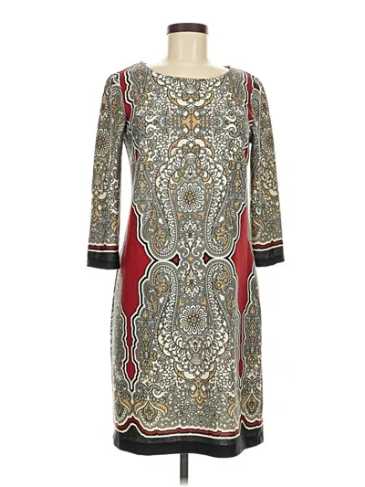 Pre-owned Emma & Michele Casual Dress In Gray