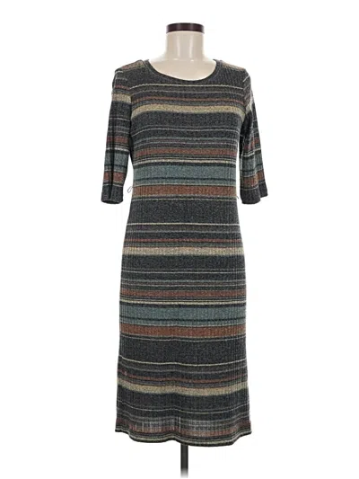 Pre-owned Emma & Michele Casual Dress In Gray