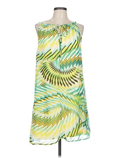 Pre-owned Emma & Michele Casual Dress In Green