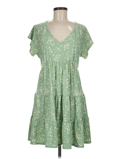Pre-owned Emma & Michele Casual Dress In Green