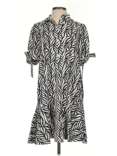 Pre-owned Emma & Michele Casual Dress In Ivory