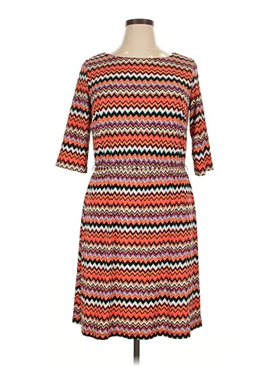 Pre-owned Emma & Michele Casual Dress In Orange