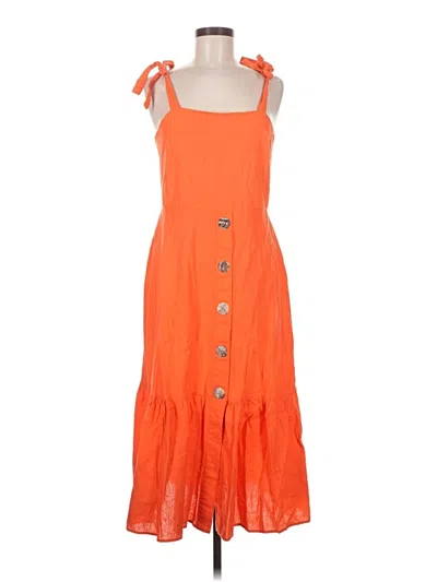 Pre-owned Emma & Michele Casual Dress In Orange