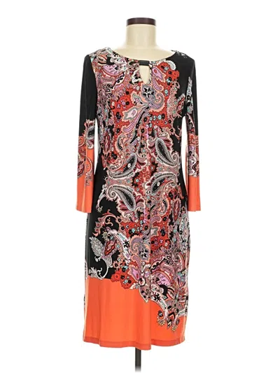 Pre-owned Emma & Michele Casual Dress In Orange