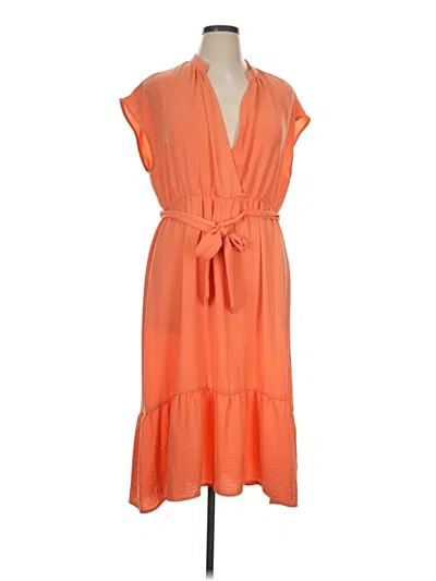 Pre-owned Emma & Michele Casual Dress In Orange