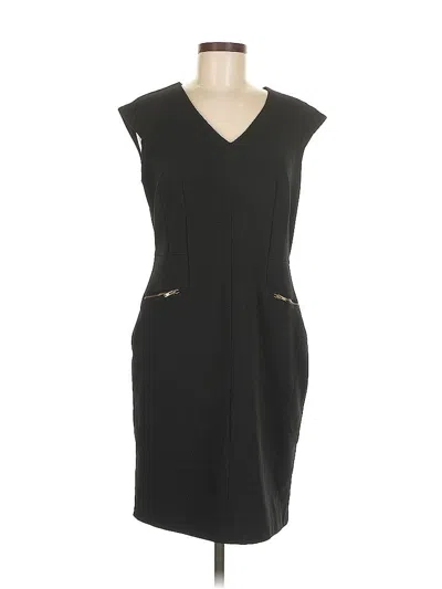 Pre-owned Emma & Michele Cocktail Dress In Black