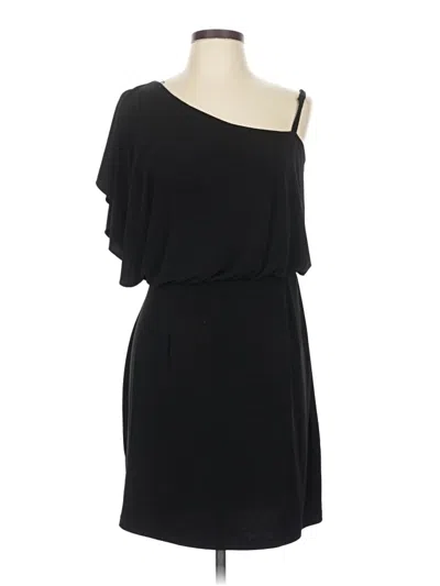 Pre-owned Emma & Michele Cocktail Dress In Black