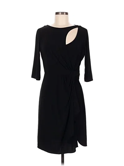 Pre-owned Emma & Michele Cocktail Dress In Black