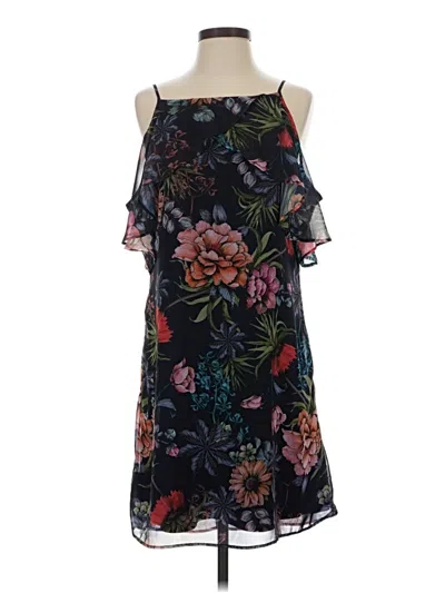 Pre-owned Emma & Michele Cocktail Dress In Black