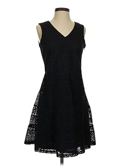 Pre-owned Emma & Michele Cocktail Dress In Black