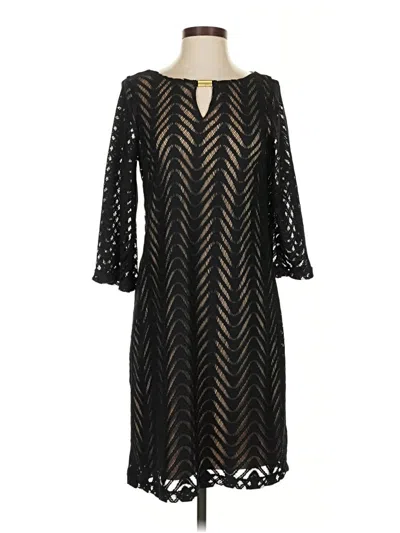 Pre-owned Emma & Michele Cocktail Dress In Black