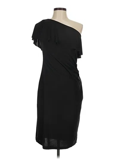 Pre-owned Emma & Michele Cocktail Dress In Black