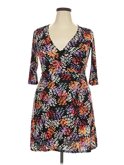 Pre-owned Emma & Michele Cocktail Dress In Black