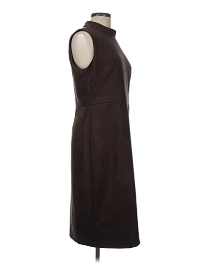 Pre-owned Emma & Michele Cocktail Dress In Brown