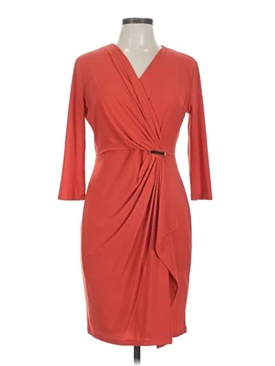 Pre-owned Emma & Michele Cocktail Dress In Orange