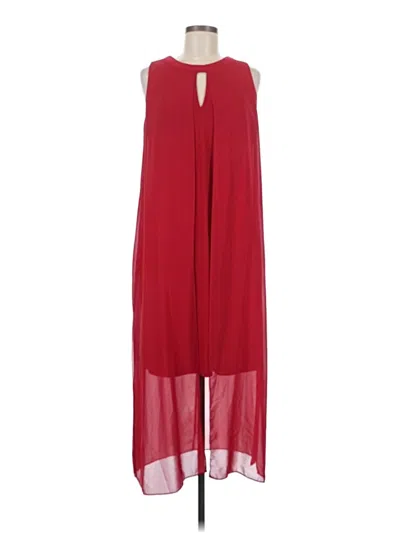 Pre-owned Emma & Michele Cocktail Dress In Red