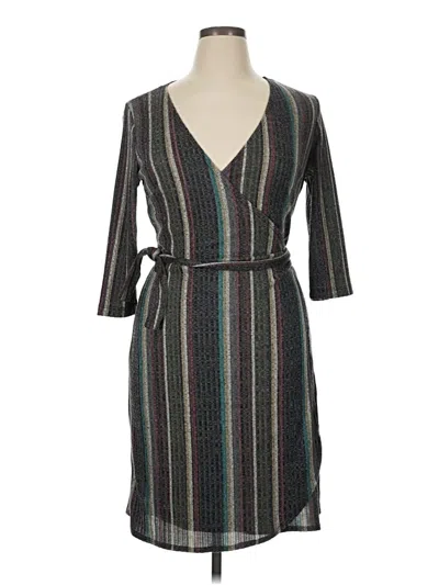 Pre-owned Emma & Michele Kimono In Gray