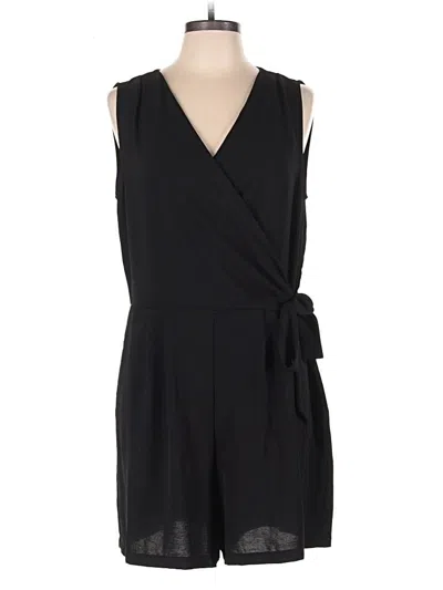 Pre-owned Emma & Michele Romper In Black