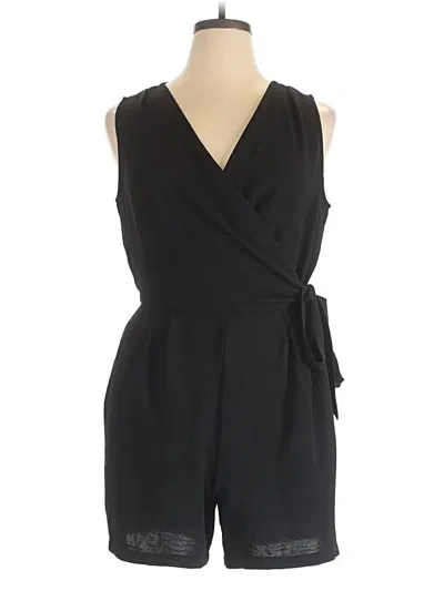 Pre-owned Emma & Michele Romper In Black