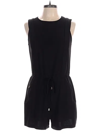 Pre-owned Emma & Michele Romper In Black