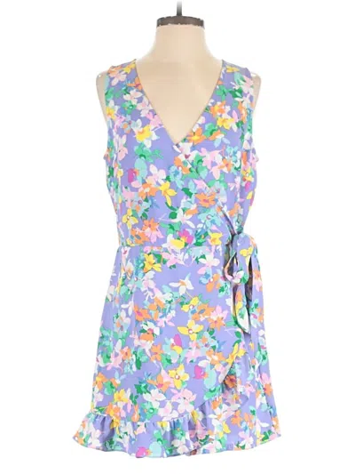 Pre-owned Emma & Michele Romper In Blue