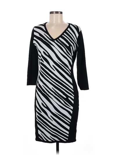 Pre-owned Emma & Posh Casual Dress In Black