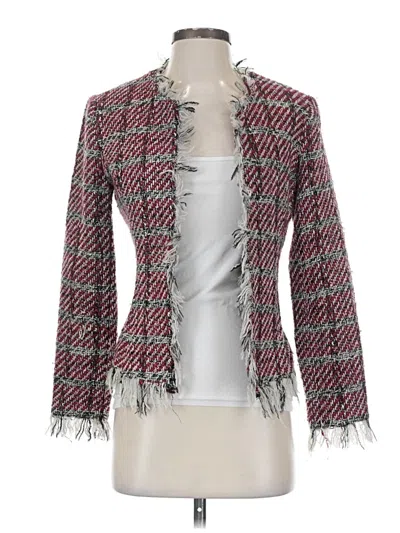 Pre-owned Emma & Sam Blazer Jacket In Red