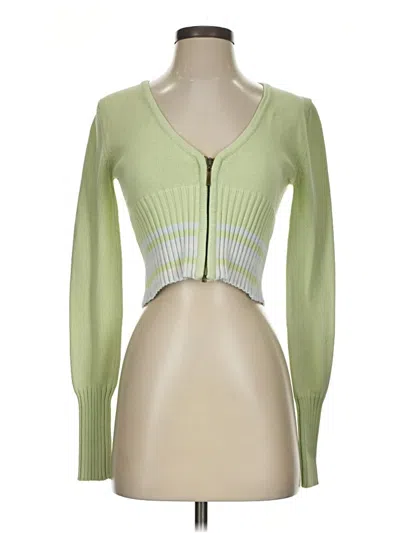 Pre-owned Emma & Sam Cardigan Sweater In Green