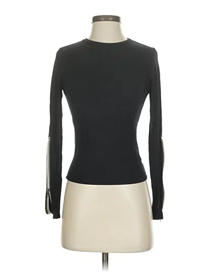 Pre-owned Emma & Sam Long Sleeve Top Black Turtleneck Tops