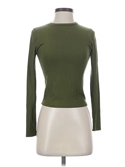 Pre-owned Emma & Sam Long Sleeve Turtleneck In Green