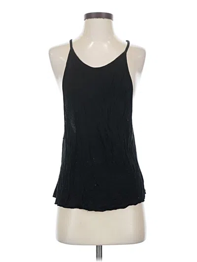 Pre-owned Emma & Sam Tank Top Black Halter Neckline Tops