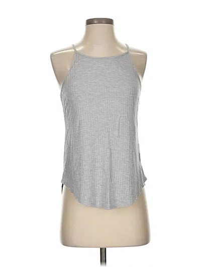 Pre-owned Emma & Sam Tank Top Gray Halter Neckline Tops
